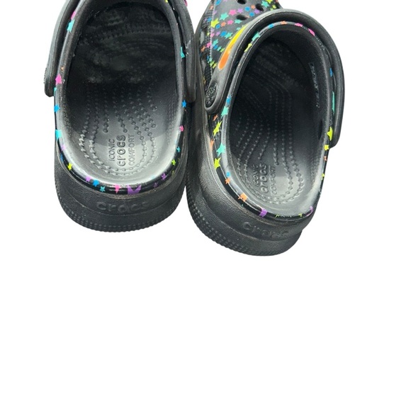 Crocs Child Cutie Crush Disco Dance Party  star platform Clogs girls size 11 - Picture 4 of 5